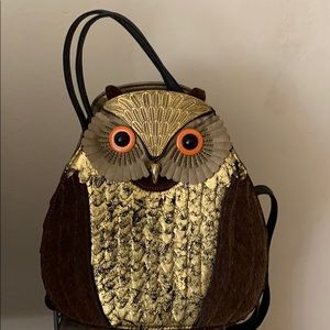 Retro Owl Hand/Shoulder Bag